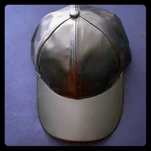 NWOT Faux Leather Hat